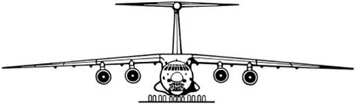 Il-76 Front View